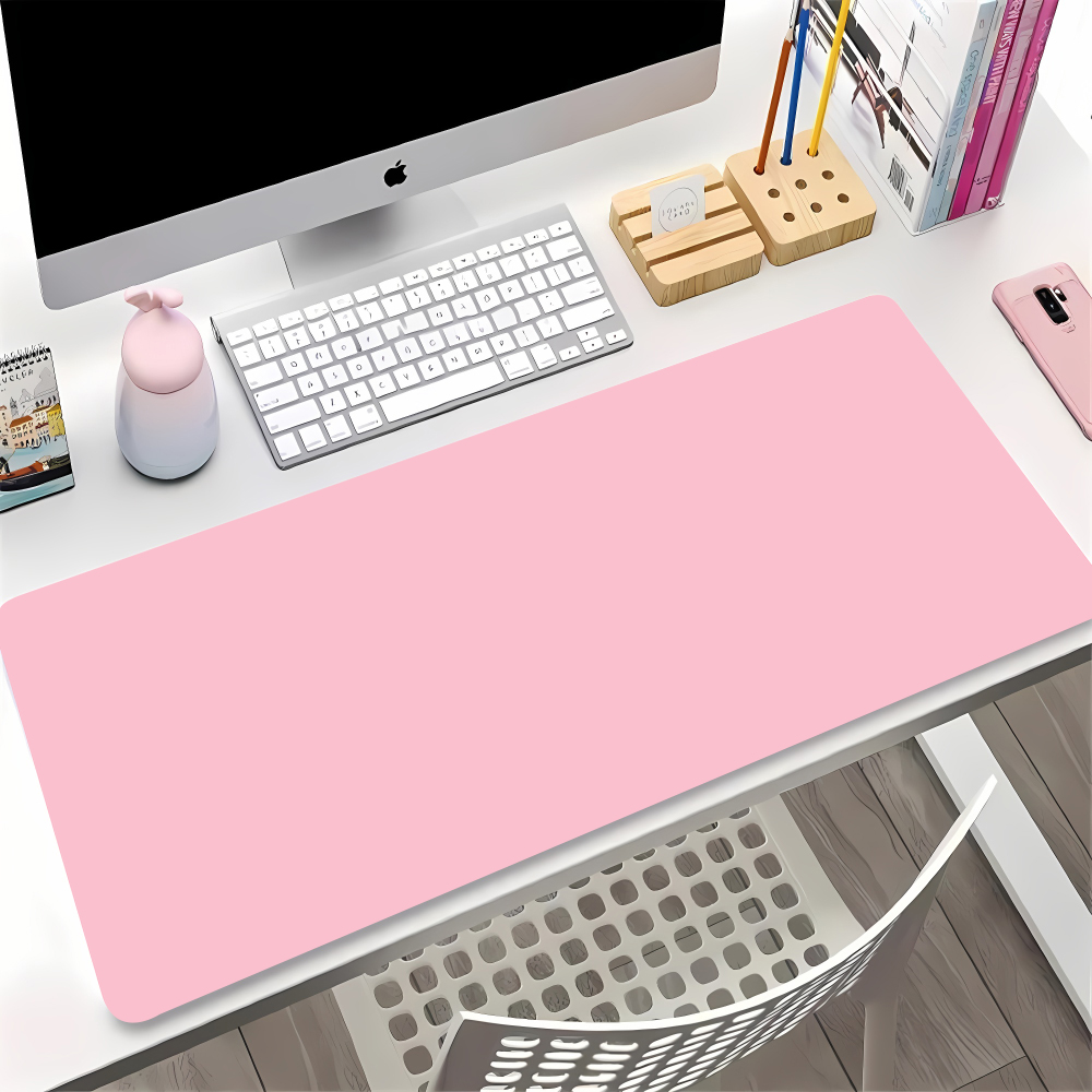 Laptop Accessories Productivity - لوحة ماوس ألعاب بلون سادة، صينية