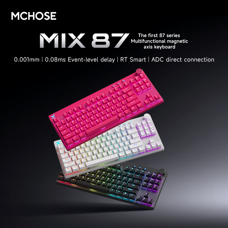 Laptop Accessories Productivity - لوحة مفاتيح Mchose Mix87 المغناطيسية لوحة