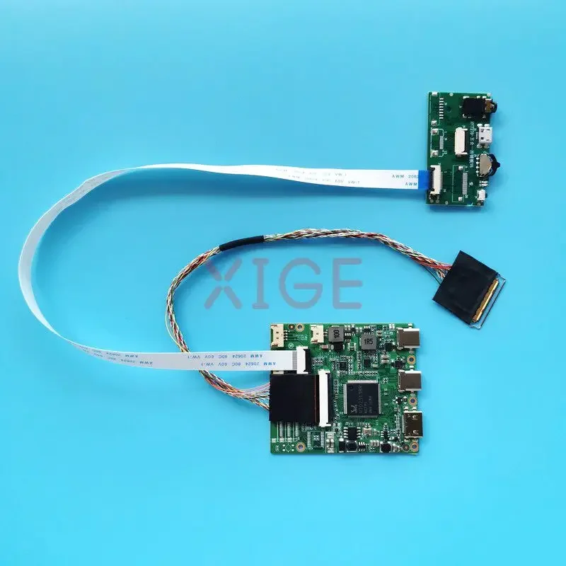 Monitor Portable Usb - Fit LP173WD1(TL)-TLA1/TLB2/TLC1/TLD2 TYPE-C Mini-HDMI لوحة تحكم