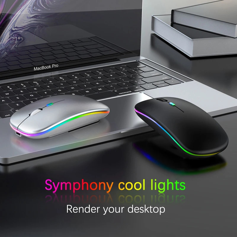Mini Wireless Mouse - فأرة لاسلكية ثنائية الوضع من هومفيش