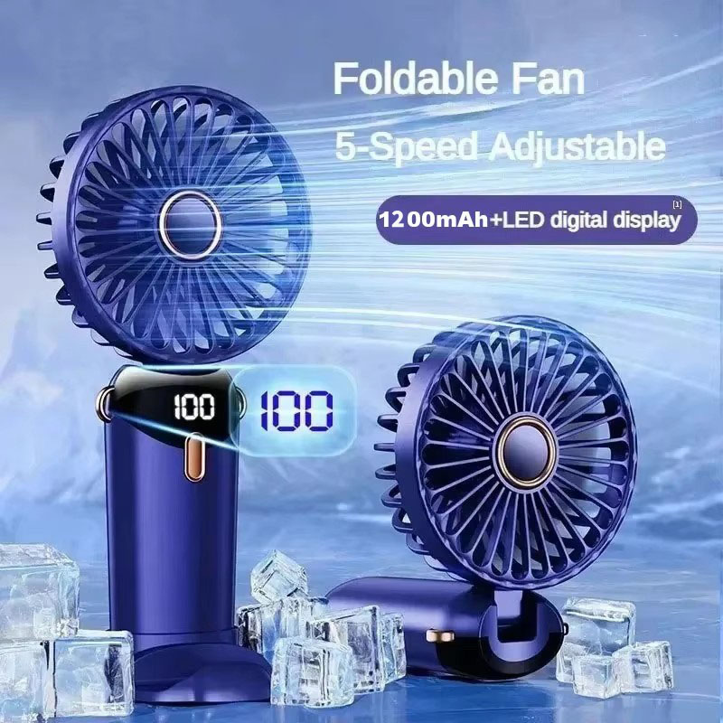 Monitor Portable Usb - مروحة محمولة قابلة للطي بسعة 1200