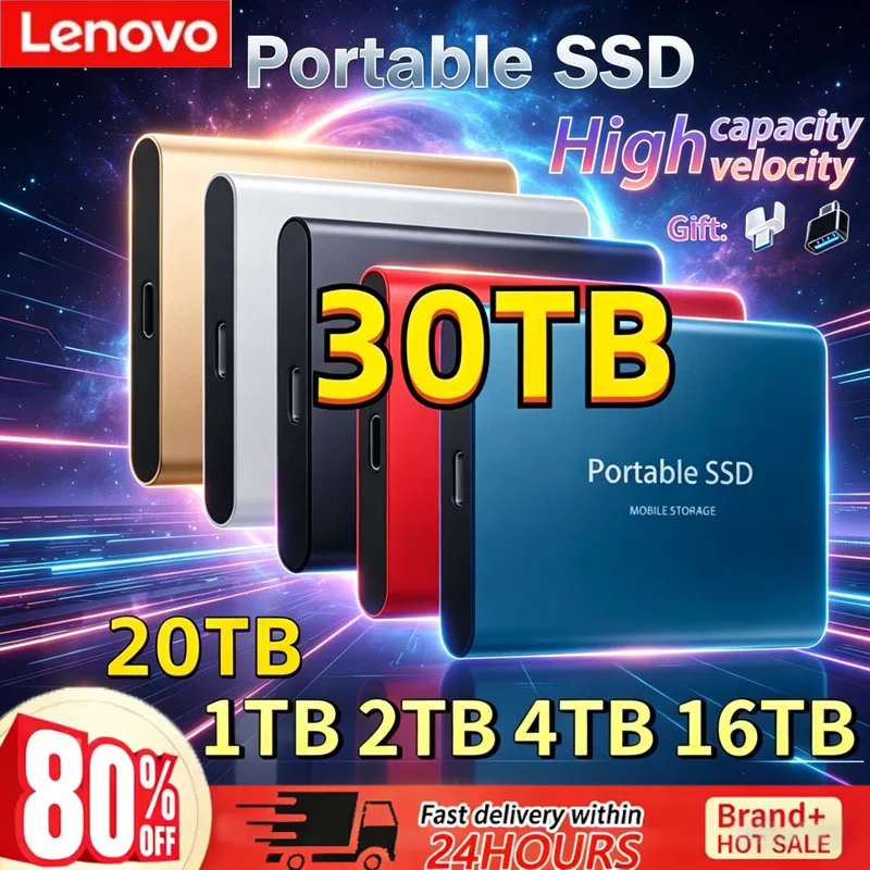 Laptop External Accessories - قرص صلب خارجي من لينوفو بسعة