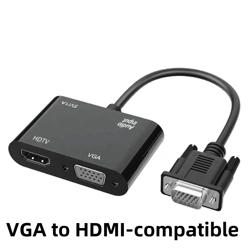 Monitor Portable Usb - محول عرض متوافق مع VGA (المضيف)