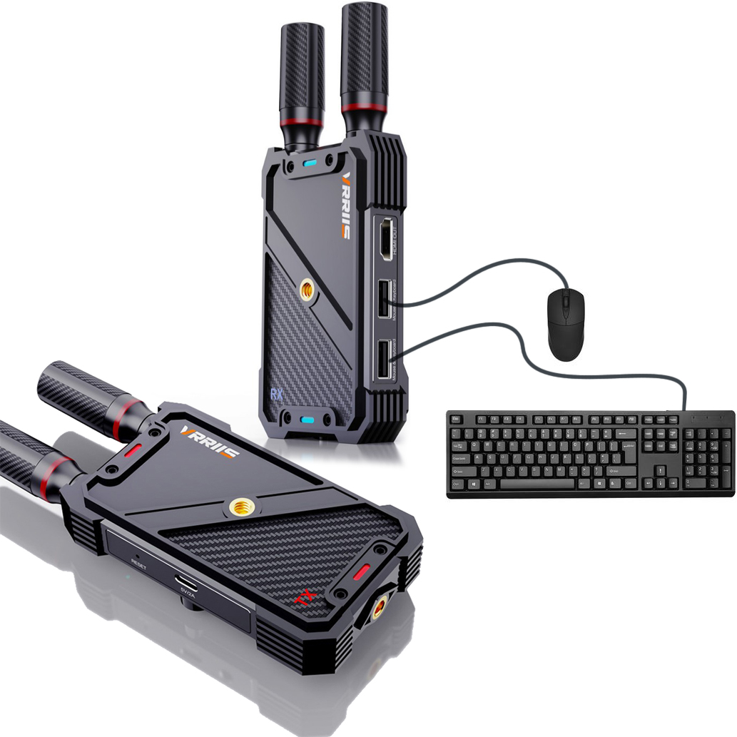 Laptop Accessories Distributor - VRRIIS WL082K 400m لاسلكي HDMI KVM