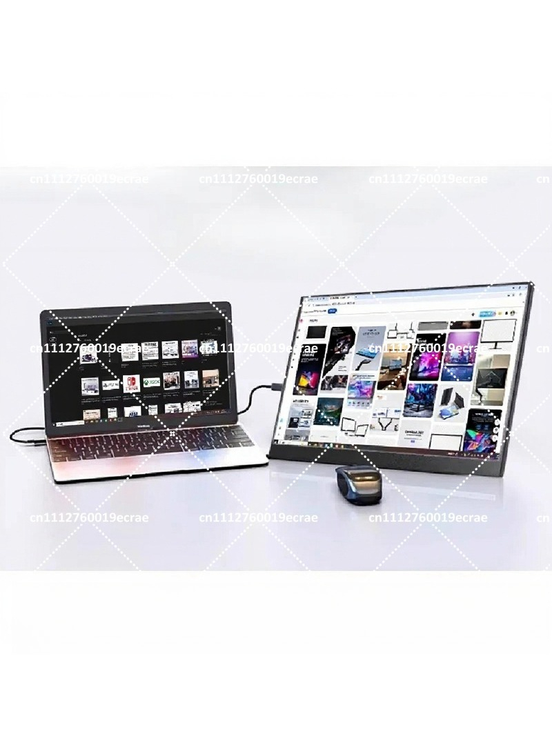 Monitor Portable Usb - شاشة محمولة بدقة 4K للحاسوب المحمول،