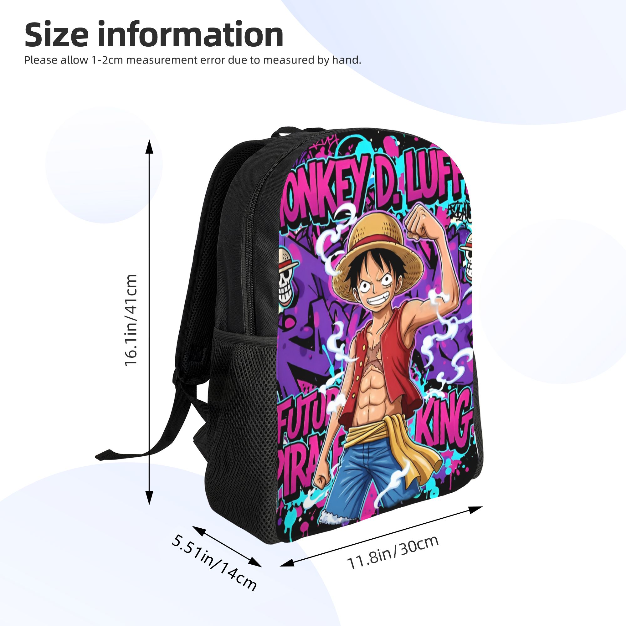 حقيبة ظهر مخصصة بتصميم لوفي من - مراجعة Laptop Accessories For Students وسعره
