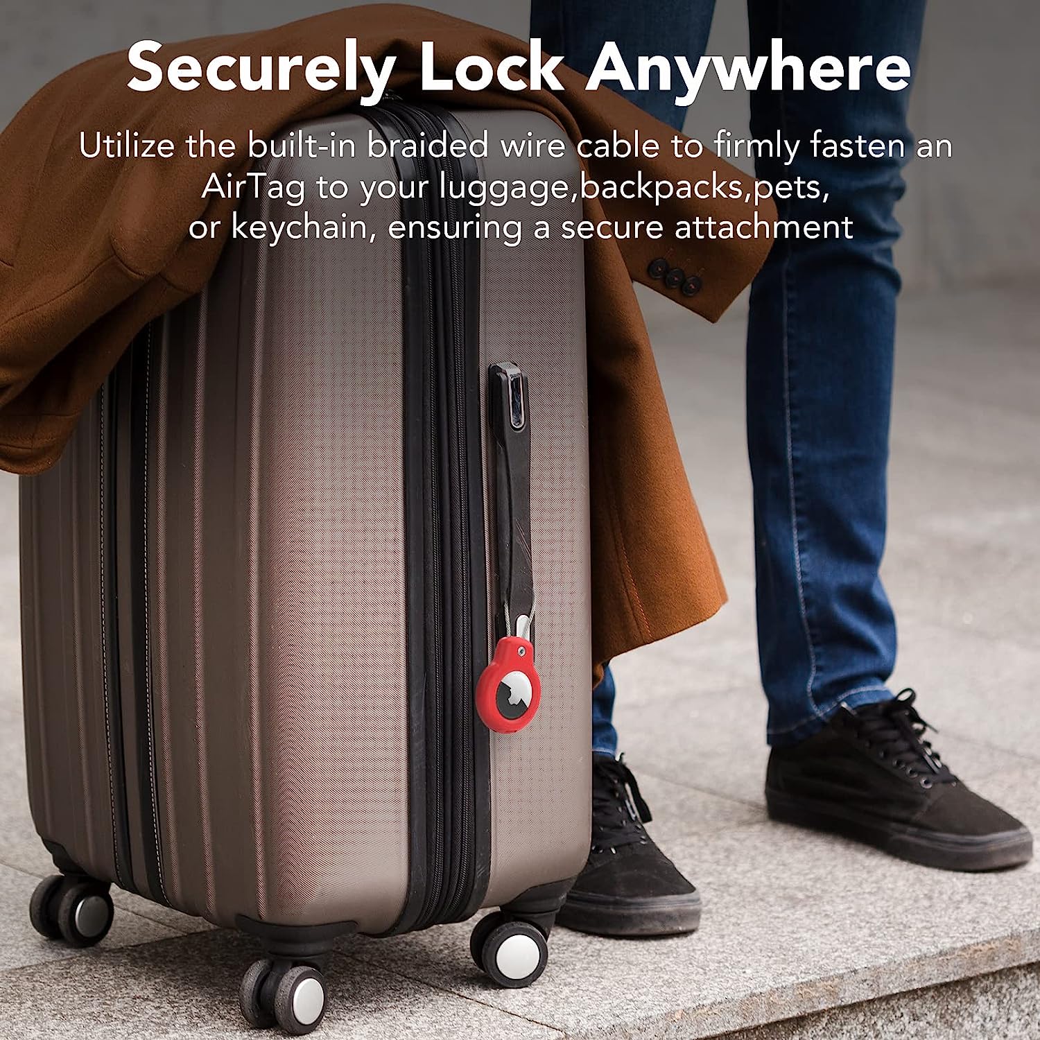 حافظة لهاتف أبل Airtag حامل مك - مراجعة Cable Management Bag وسعره