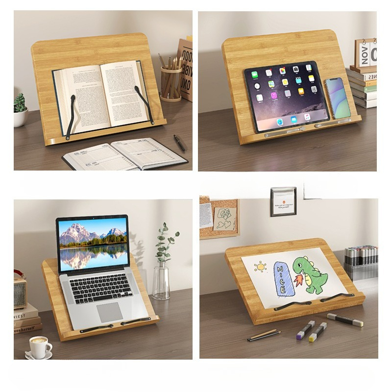 حامل كتب خشبي للقراءة، دعامة م - مراجعة Laptop Accessories Distributor وسعره