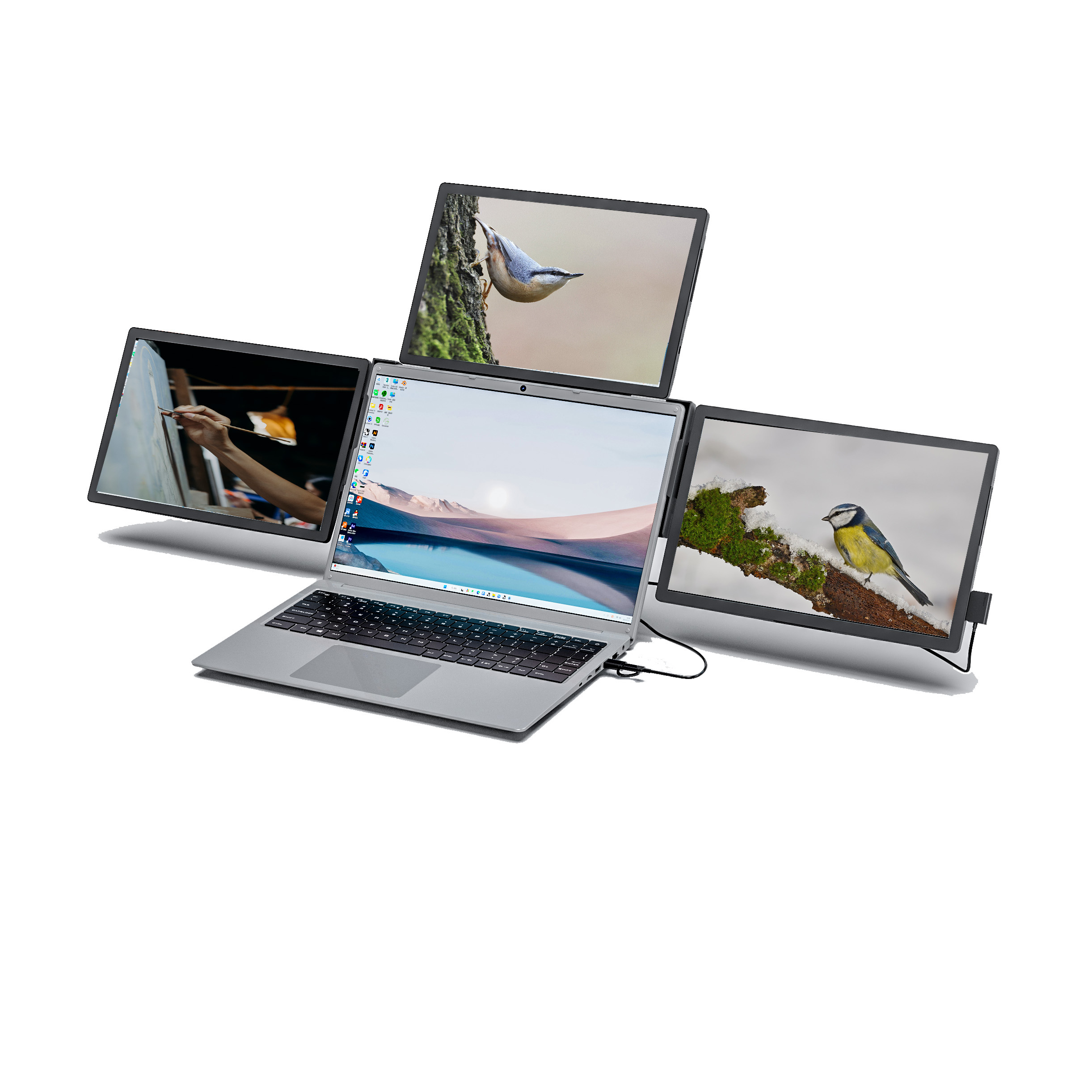 OEM ODM 13.3 بوصة 1920*1200P I - مراجعة Monitor Portable Usb وسعره