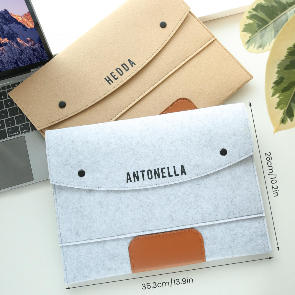 حافظة مستندات مخصصة من اللباد  - مراجعة Laptop Accessories Name وسعره