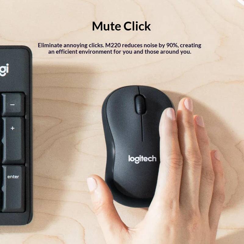 فأرة لوجيتك M220 اللاسلكية الص - مراجعة Mini Wireless Mouse وسعره