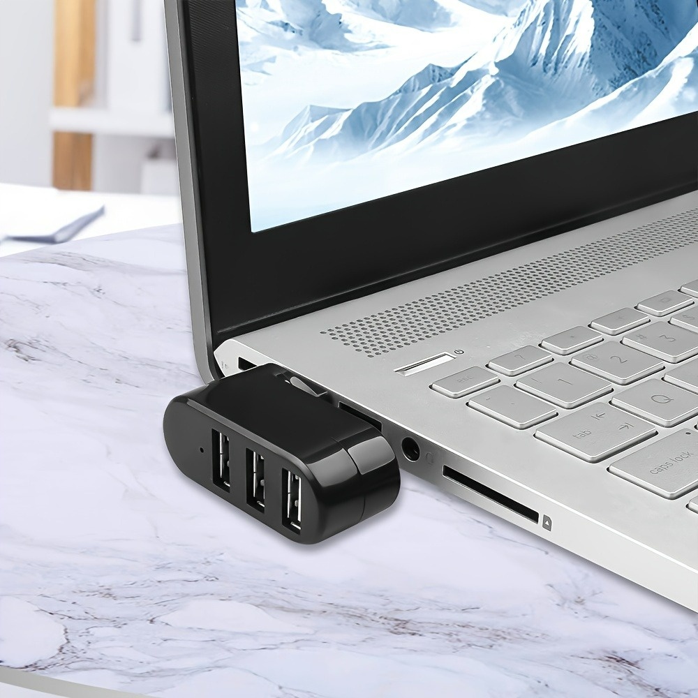 محور USB 2.0 3 منافذ 180 °   م - مراجعة Xiaomi Laptop Accessories وسعره