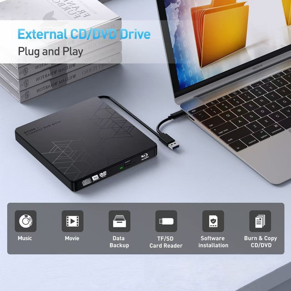 محرك أقراص Blu-ray خارجي 5 في  - مراجعة Laptop Accessories Distributor وسعره
