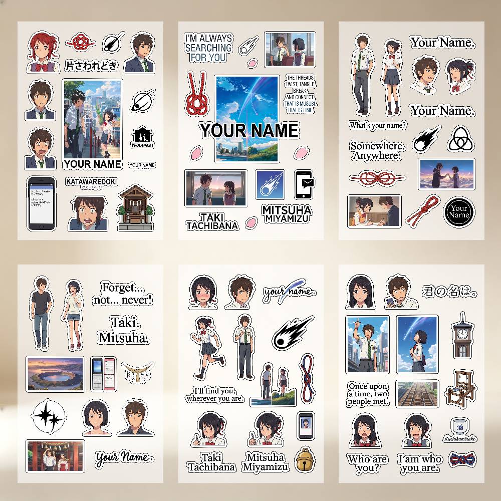 ملصقات فينيل أنمي Your Name Mi - مراجعة Laptop Accessories Name وسعره