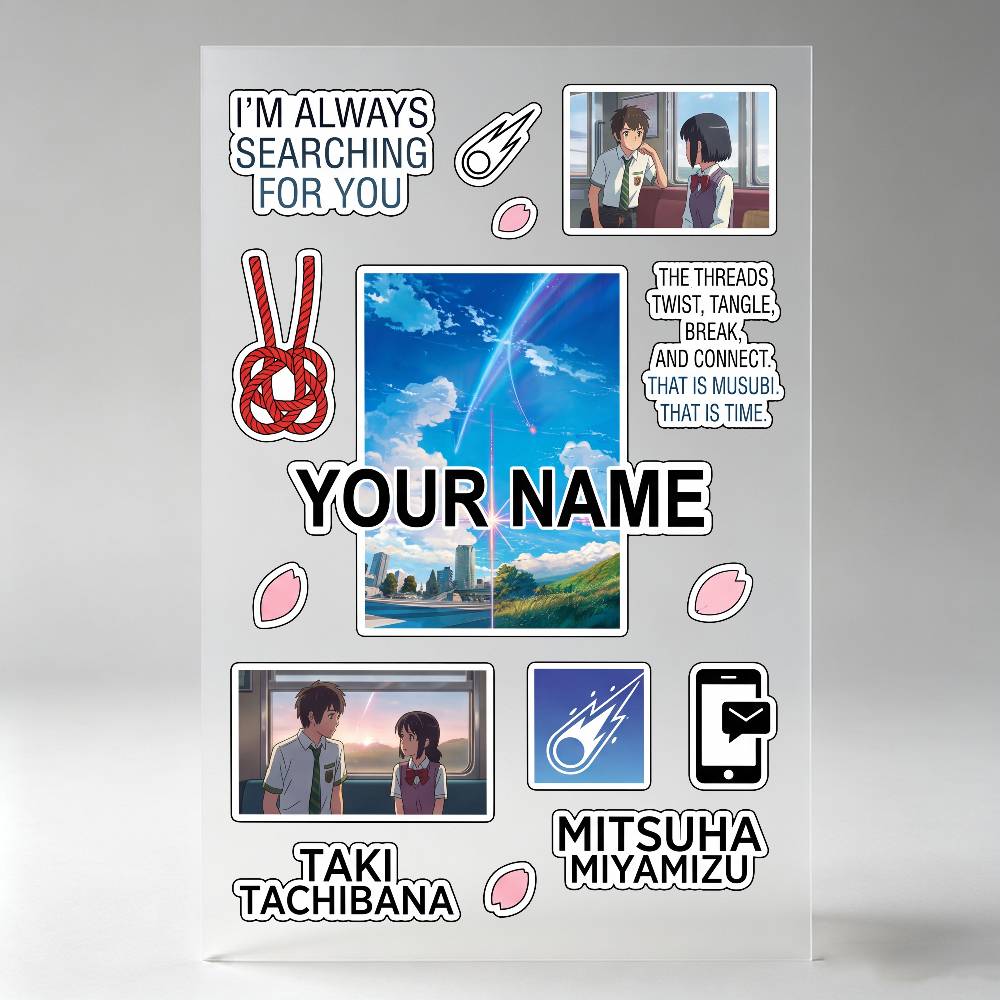 ملصقات فينيل أنمي Your Name Mi - مراجعة Laptop Accessories Name وسعره