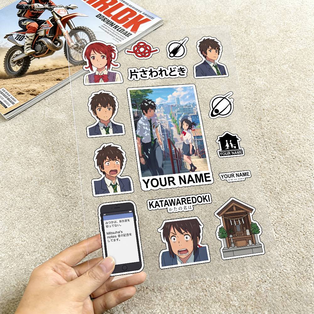 ملصقات فينيل أنمي Your Name Mi - مراجعة Laptop Accessories Name وسعره
