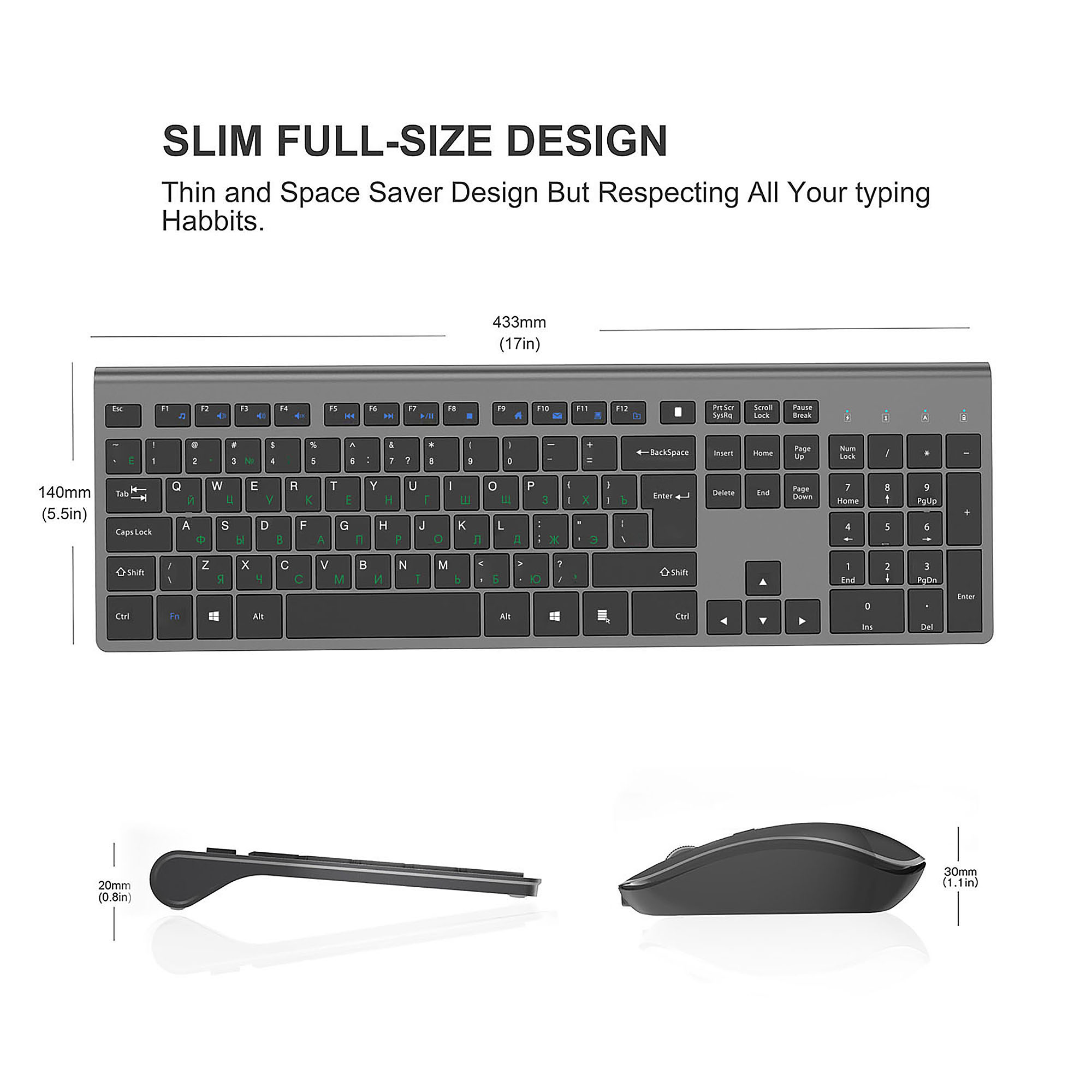 2.4G قابلة للشحن اللاسلكية لوح - مراجعة Mini Wireless Mouse وسعره