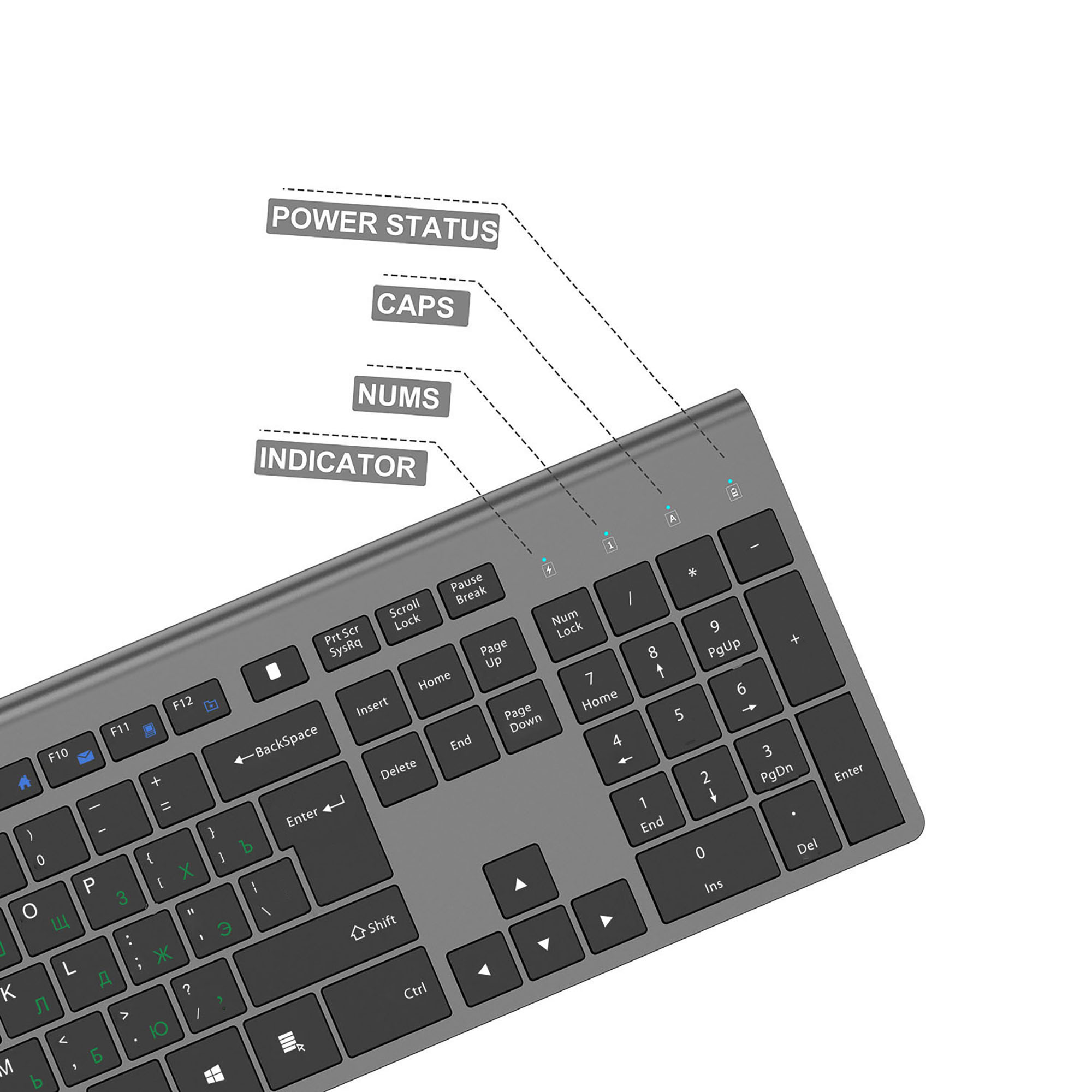 2.4G قابلة للشحن اللاسلكية لوح - مراجعة Mini Wireless Mouse وسعره
