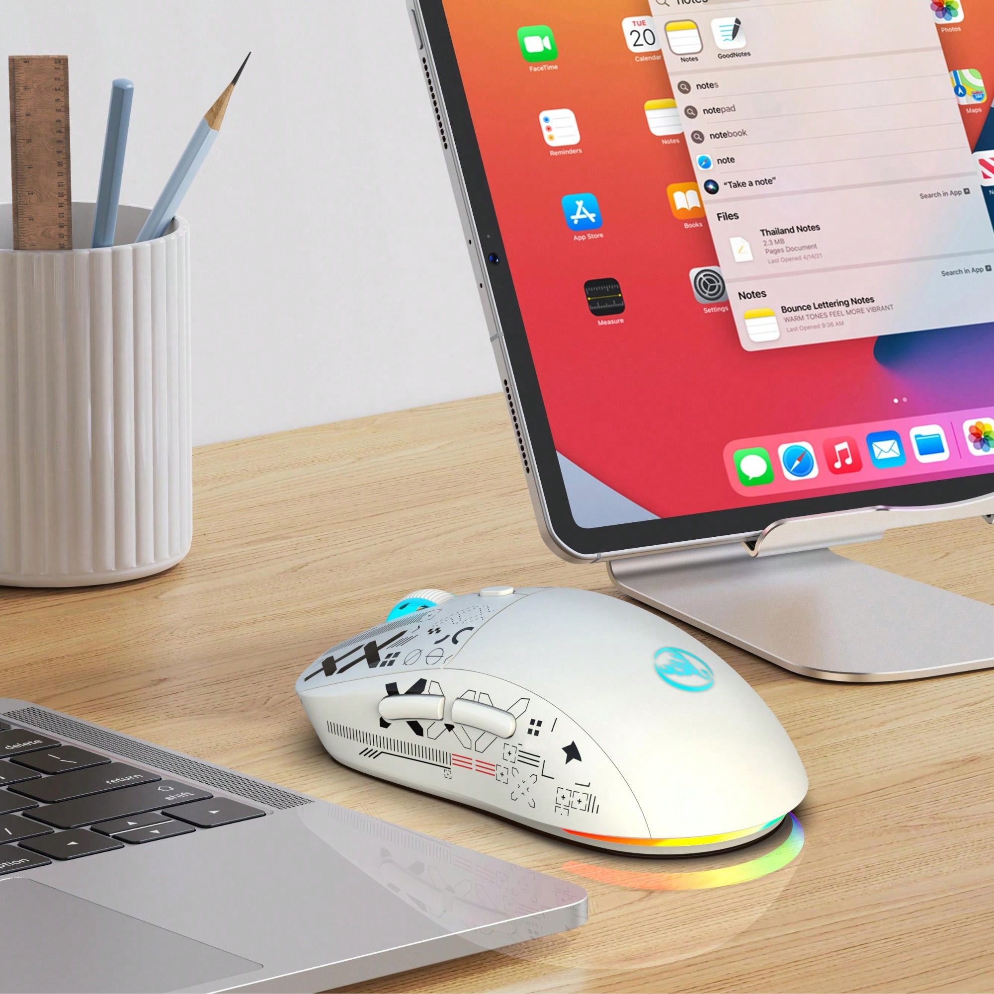 ماوس ألعاب بإضاءة خلفية HXSJ T - مراجعة Mini Wireless Mouse وسعره