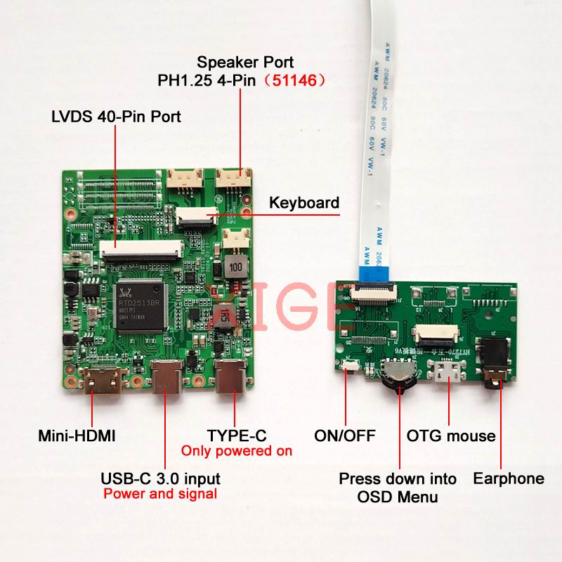 Fit LP173WD1(TL)-TLA1/TLB2/TLC - مراجعة Monitor Portable Usb وسعره