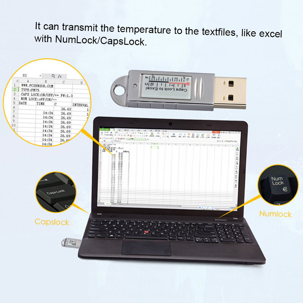 جهاز قياس الحرارة والرطوبة USB - مراجعة Monitor Portable Usb وسعره
