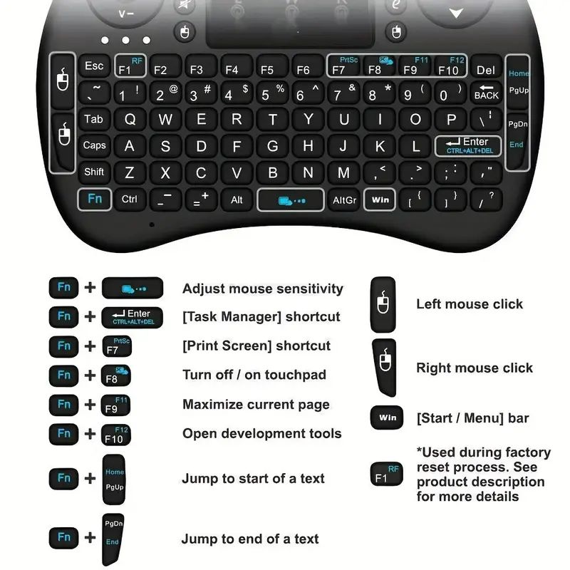 لوحة مفاتيح لاسلكية صغيرة 2.4  - مراجعة Mini Wireless Mouse وسعره