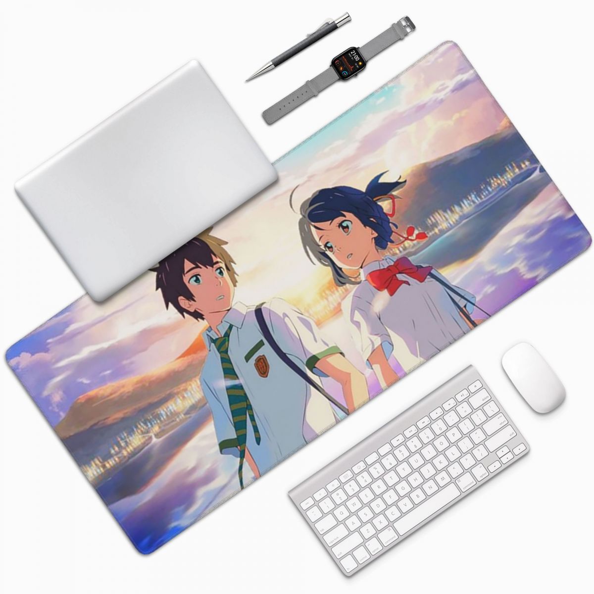 لوحة ماوس كبيرة بتصميم أنمي يا - مراجعة Laptop Accessories Name وسعره