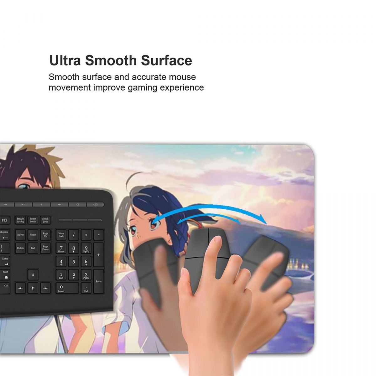 لوحة ماوس كبيرة بتصميم أنمي يا - مراجعة Laptop Accessories Name وسعره