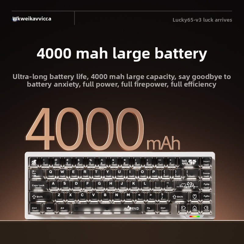 WEIKAV Lucky65 V3 لوحة مفاتيح  - مراجعة Laptop Accessories Productivity وسعره