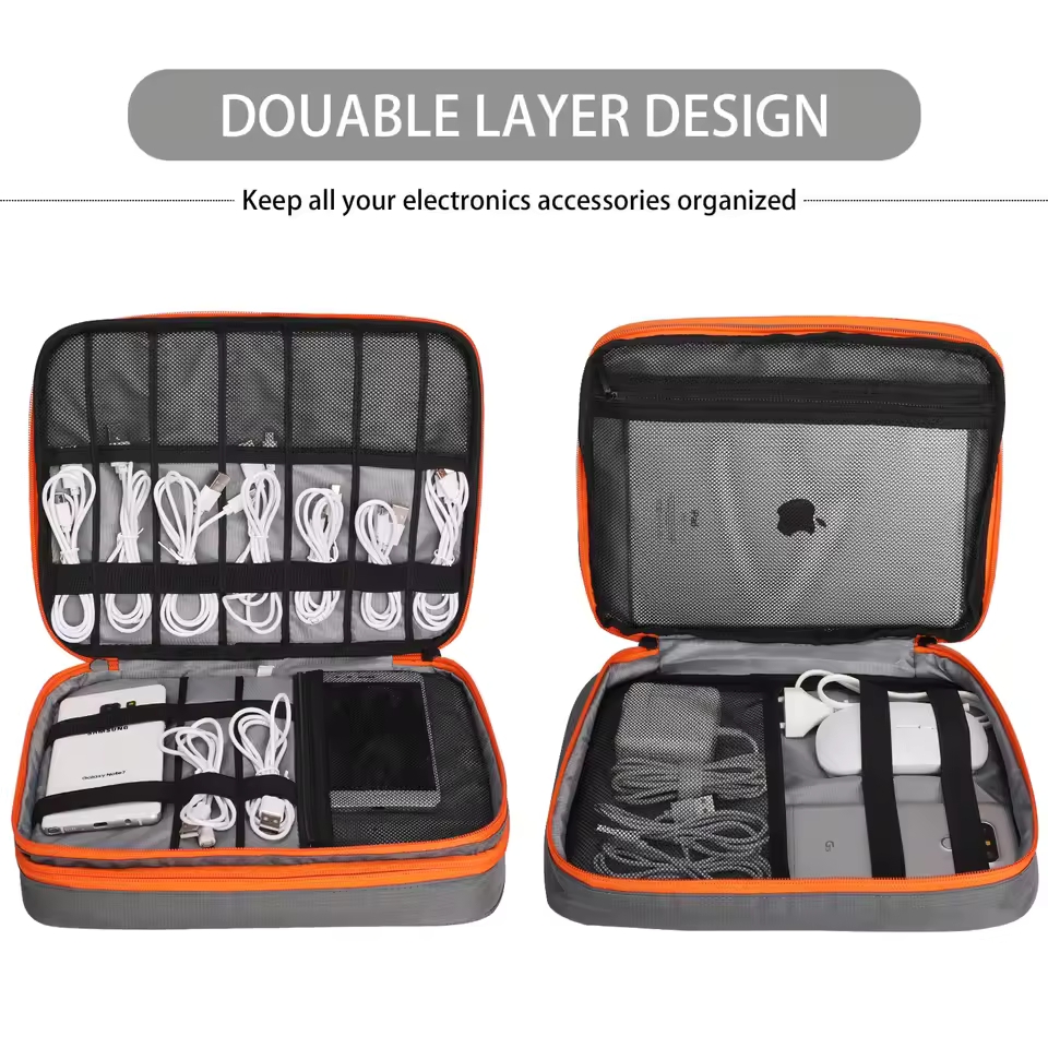 حقيبة تخزين رقمية مزدوجة الطبق - مراجعة Cable Management Bag وسعره
