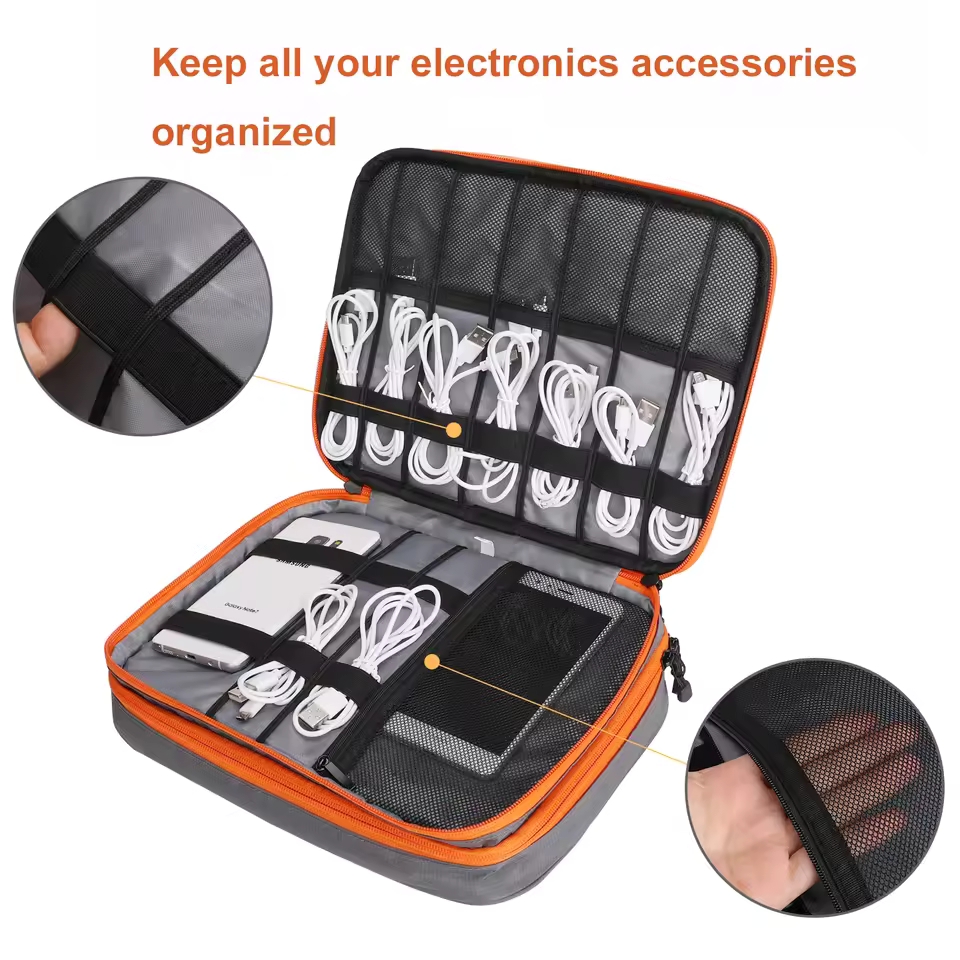 حقيبة تخزين رقمية مزدوجة الطبق - مراجعة Cable Management Bag وسعره