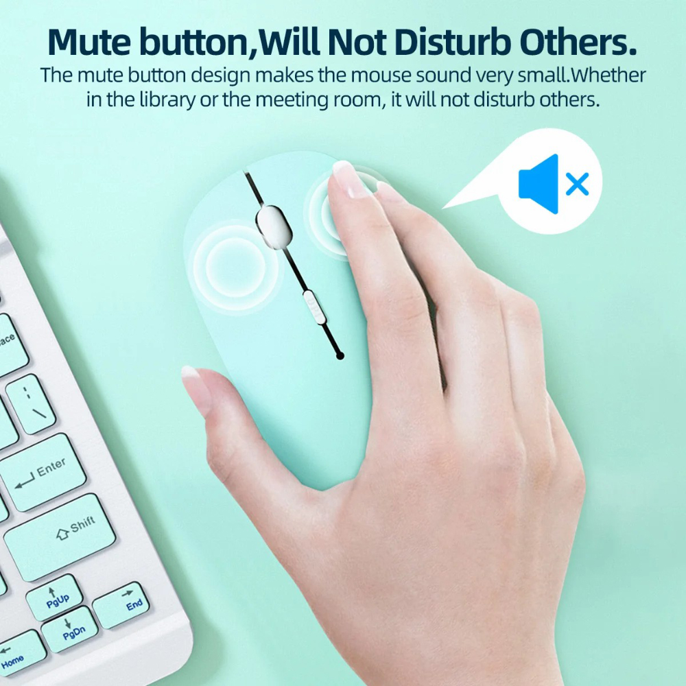 ماوس صامت متوافق مع تقنية البل - مراجعة Mini Wireless Mouse وسعره