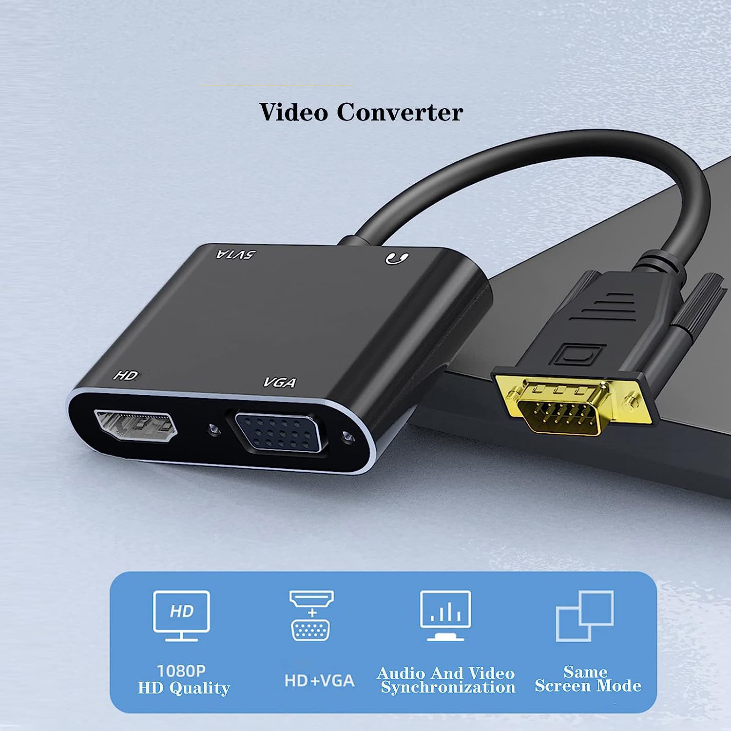 محول عرض متوافق مع VGA (المضيف - مراجعة Monitor Portable Usb وسعره