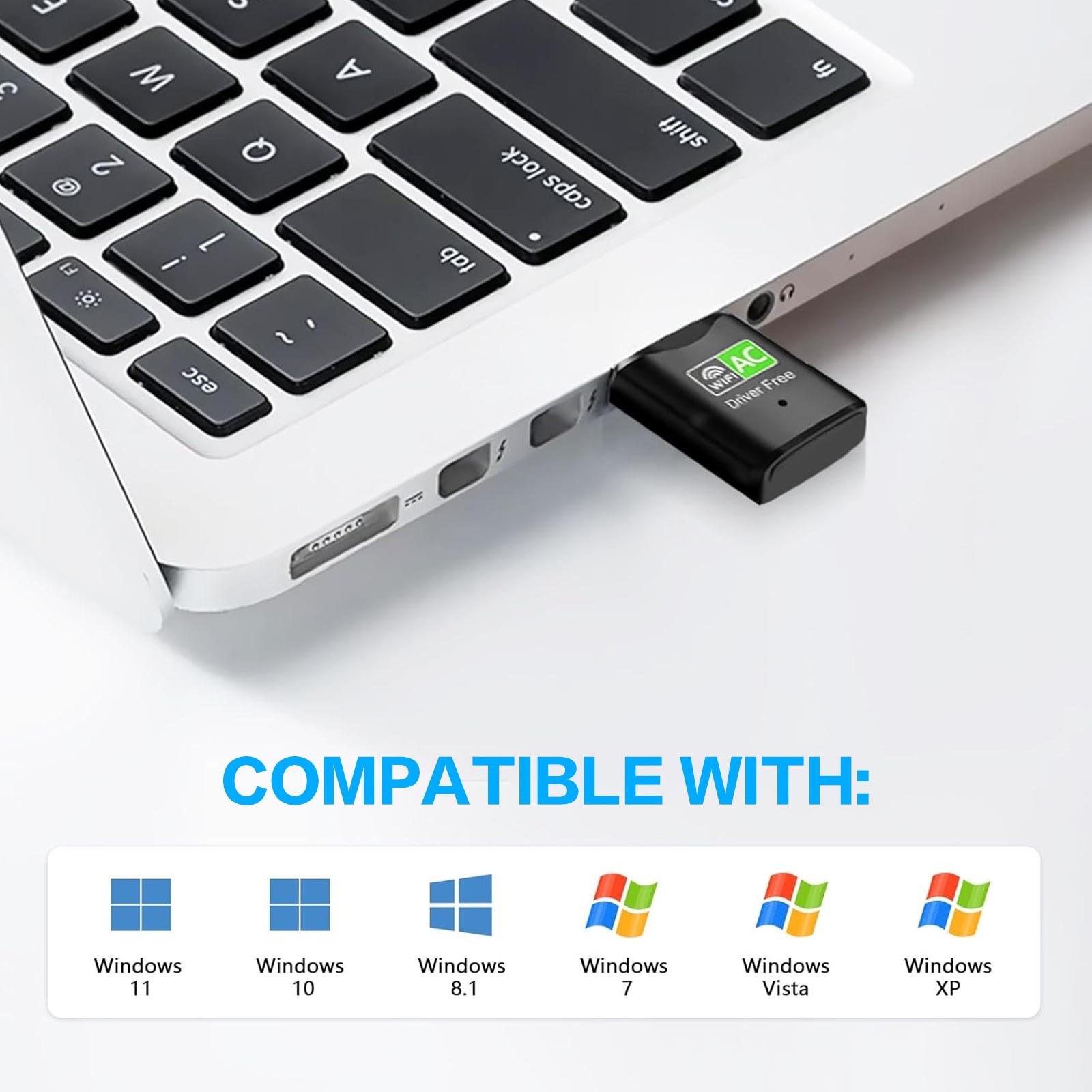 محول واي فاي USB AC600، ثنائي  - مراجعة Laptop Accessories Distributor وسعره