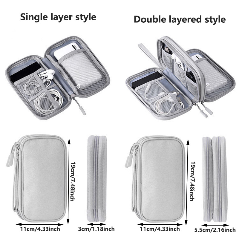 حقيبة تخزين رقمية متعددة الألو - مراجعة Cable Management Bag وسعره